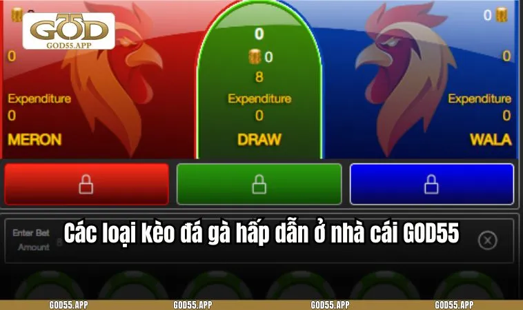 Các loại kèo đá gà hấp dẫn ở nhà cái GOD55