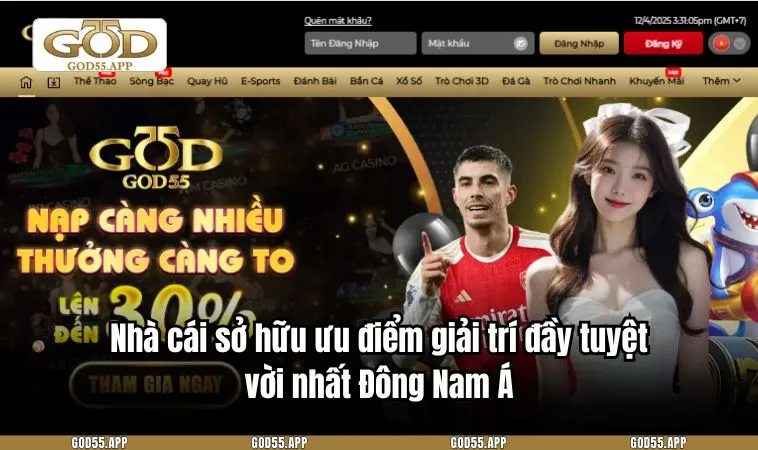 Nhà cái sở hữu ưu điểm giải trí đầy tuyệt vời nhất Đông Nam Á